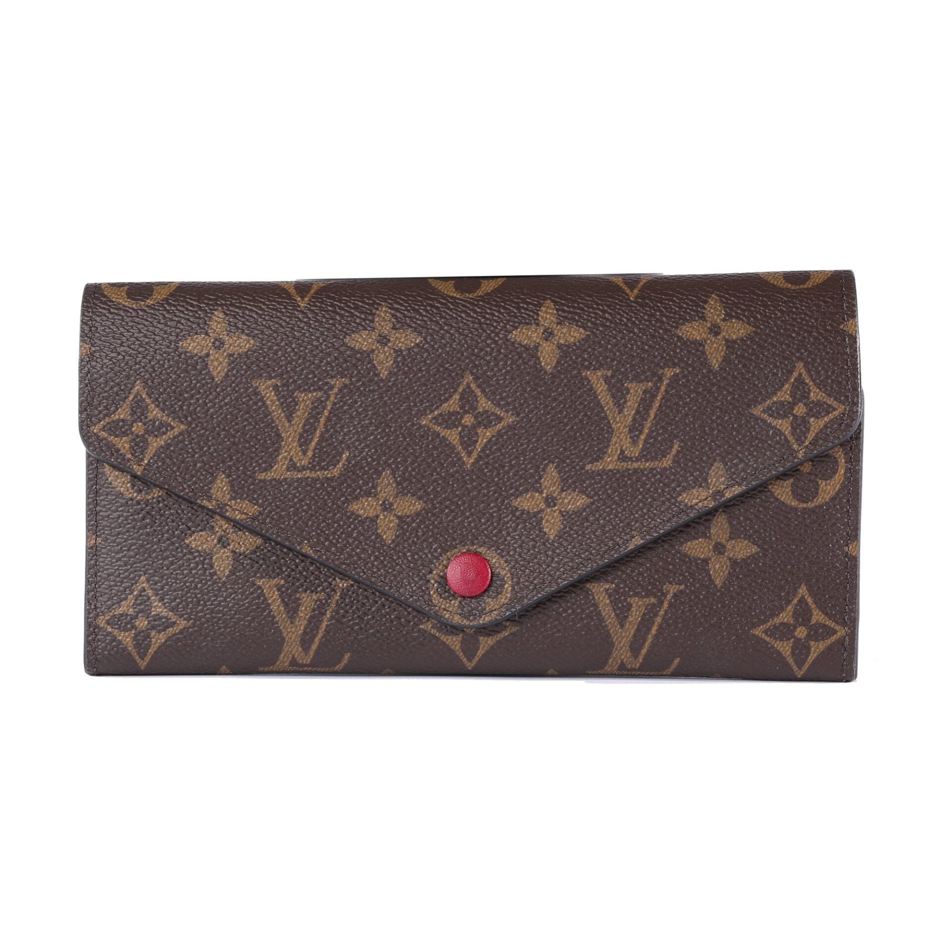 NEW! Authentic Louis Vuitton Monogram Josephine Wallet M60708,  Brown/Fuchsia – VALLEYSPORTING