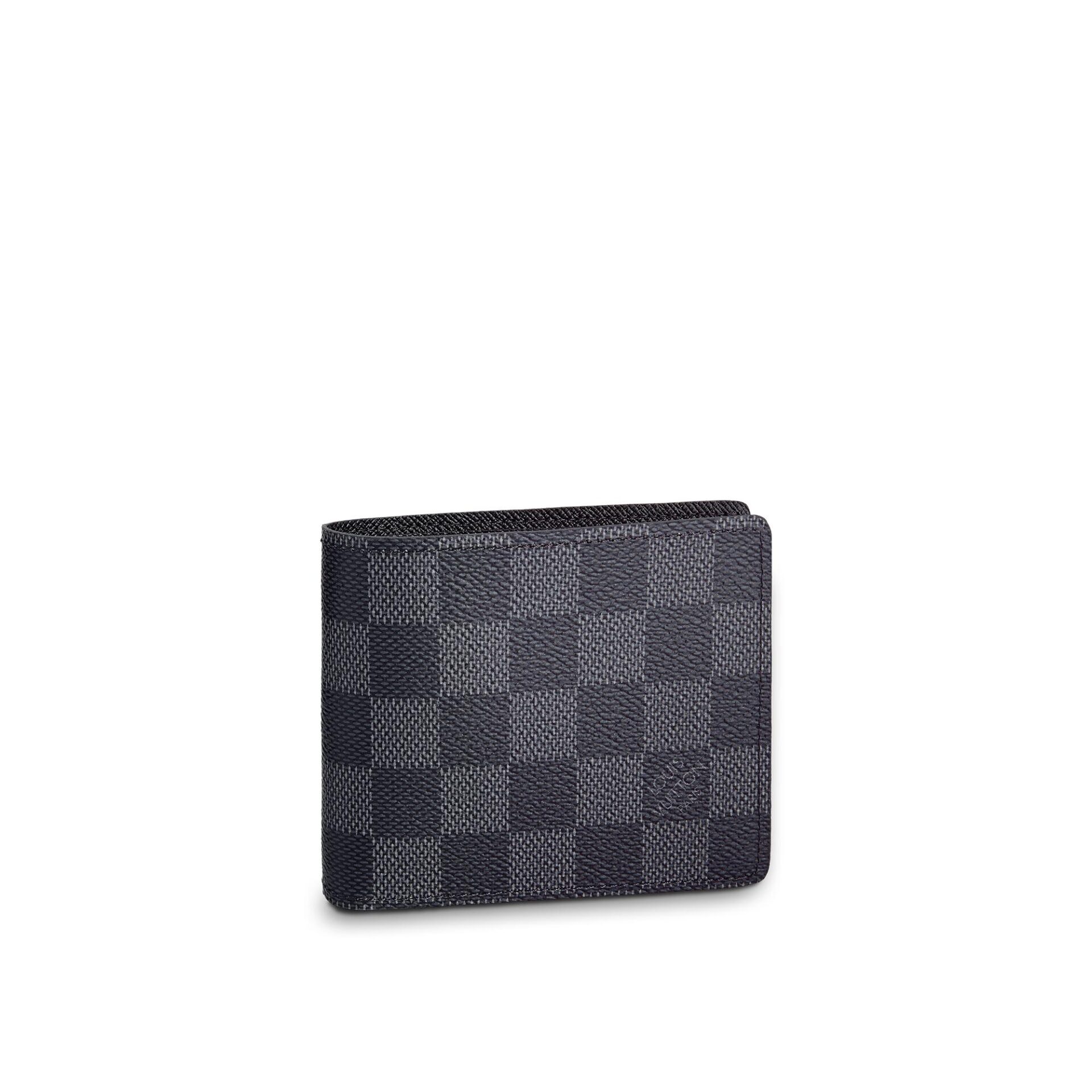 NEW! 2018 Authentic Louis Vuitton Damier Graphite Canvas MULTIPLE WALLET  N62663 – VALLEYSPORTING