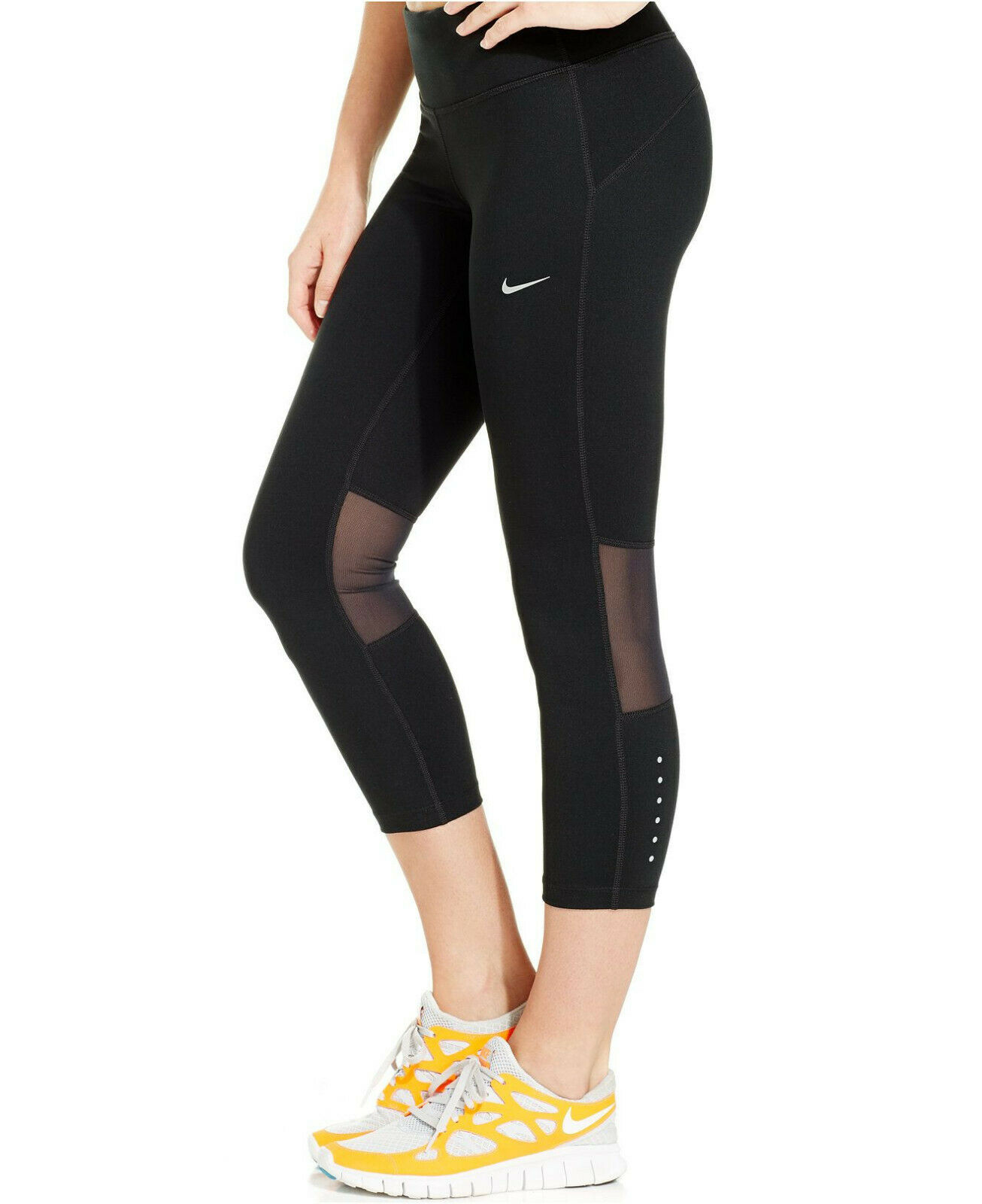 Nike Training Dri-FIT One mid-rise cropped leggings in gray heather | ASOS