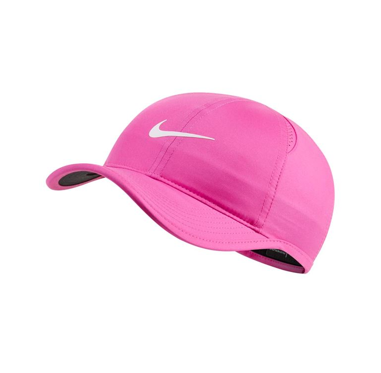 Nike Featherlight Girls' Tennis Hat Lightsilver/fuchsia