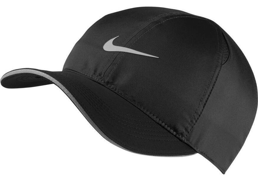 Nike Featherlight Aerobill Reflective Black Running Hat Sz OSFM DC3598 010  RARE