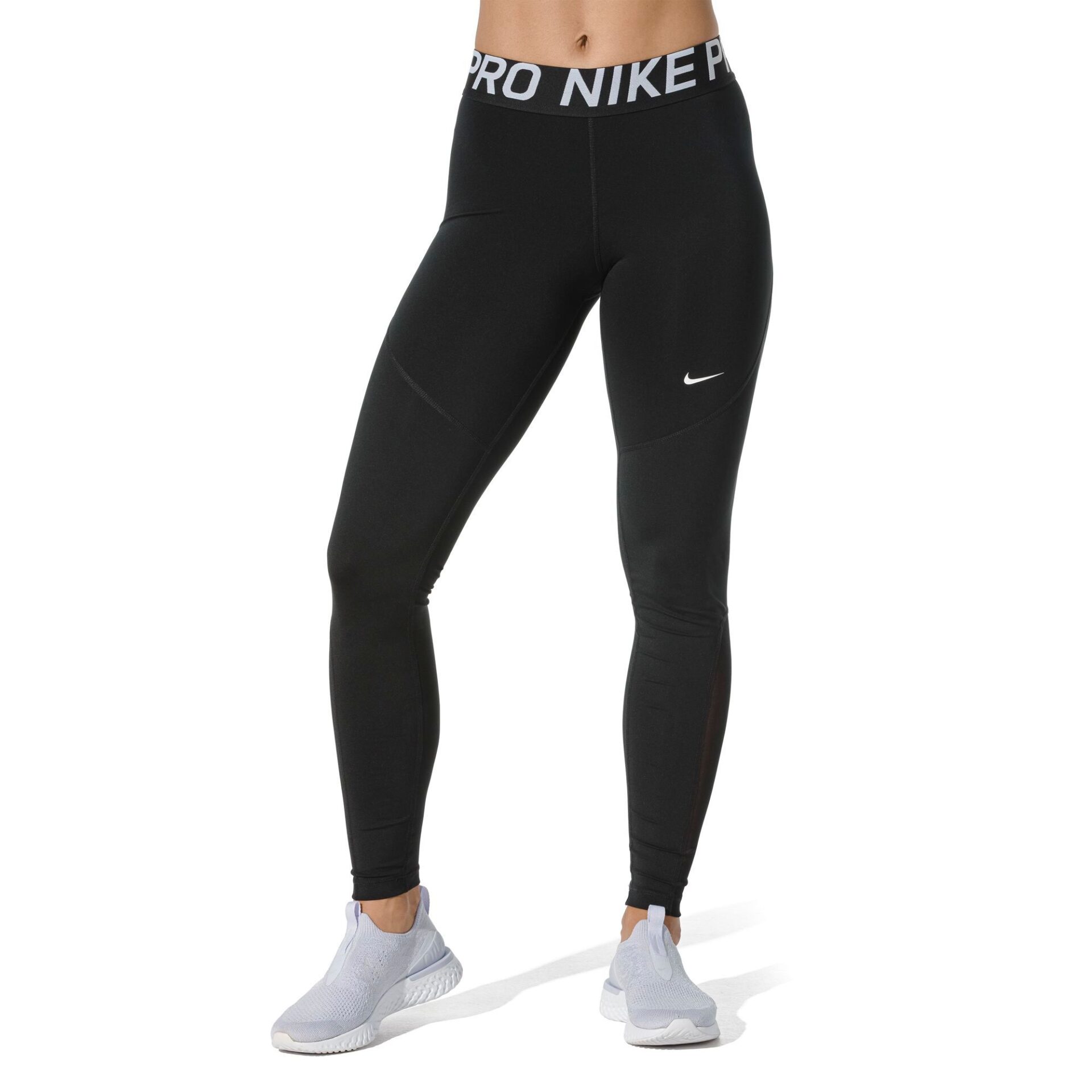 Nike [M] Women Pro Compression Training Tights, Black/White, AO9968-010 ...