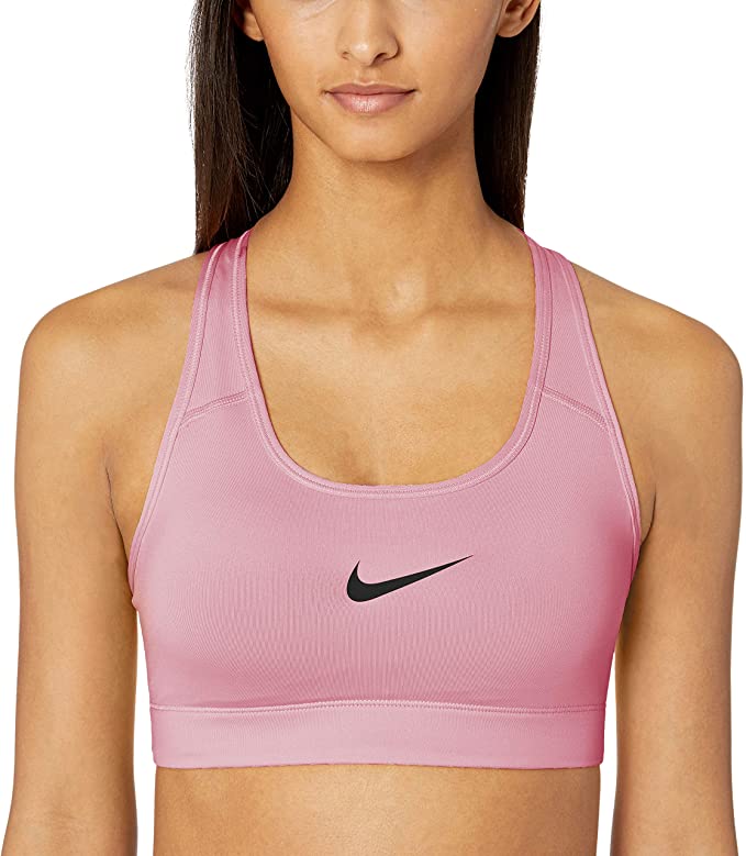 NIKE [XL] Women's Victory DRI-FIT Padded Medium Support Sports Bra, Pink  Rise/Black, AH8645-629 – VALLEYSPORTING