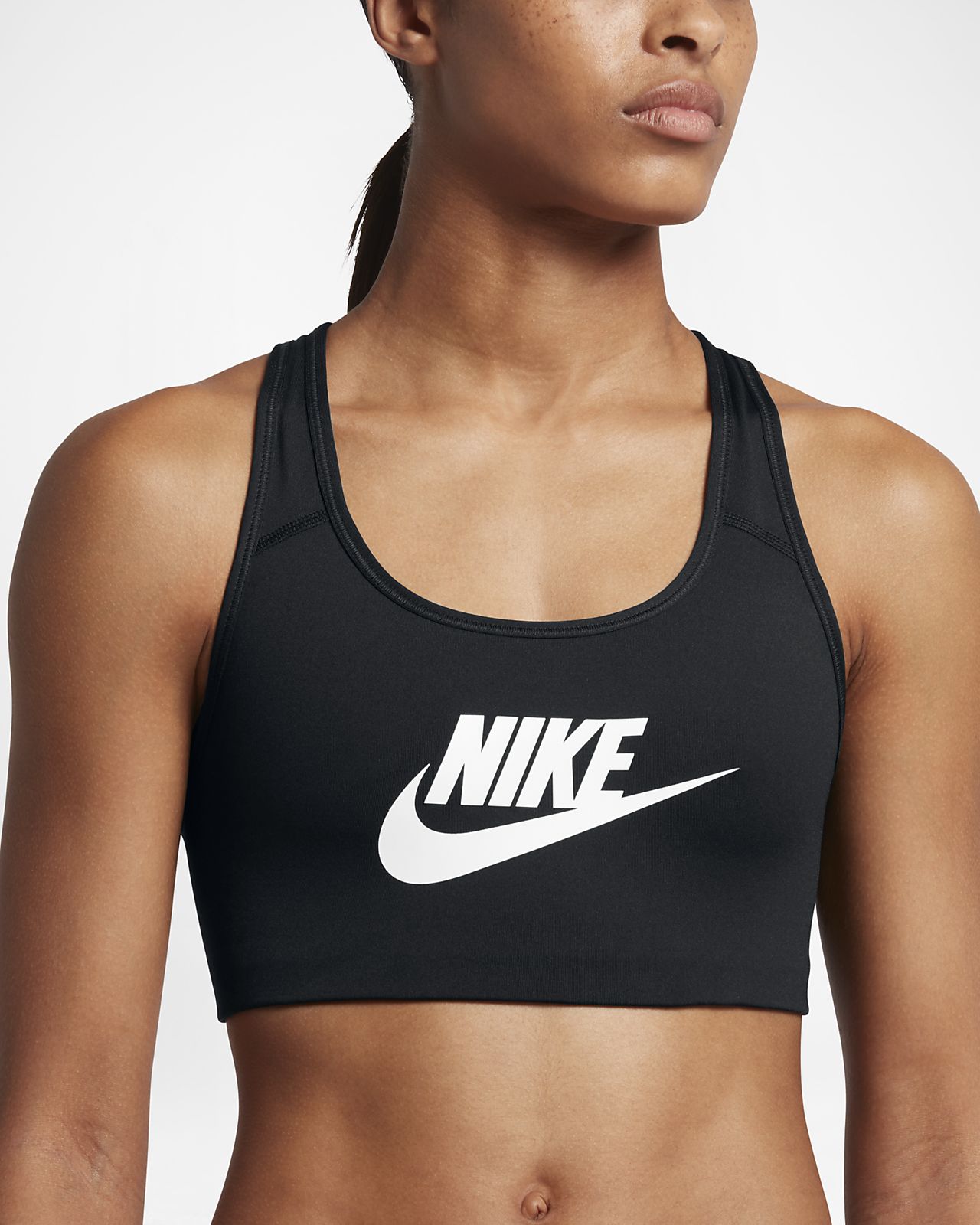 Nike [S] Women's Medium Support Non Padded Sports Bra, Black
