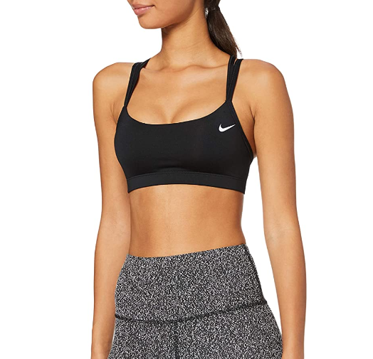 Nike [M] Women's Favorites Strappy Light Support Sports Bra-Black