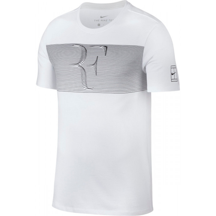 Omgaan met ozon onstabiel NEW! 2016 NIKE [L] RF Roger Federer Tennis T-Shirt 889785-100 White/Black –  VALLEYSPORTING