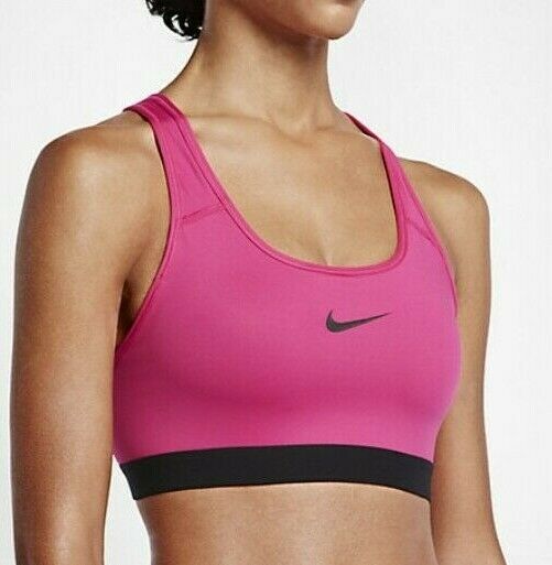 Nike Women's Classic Sports Bra, Medium Impact, Padded