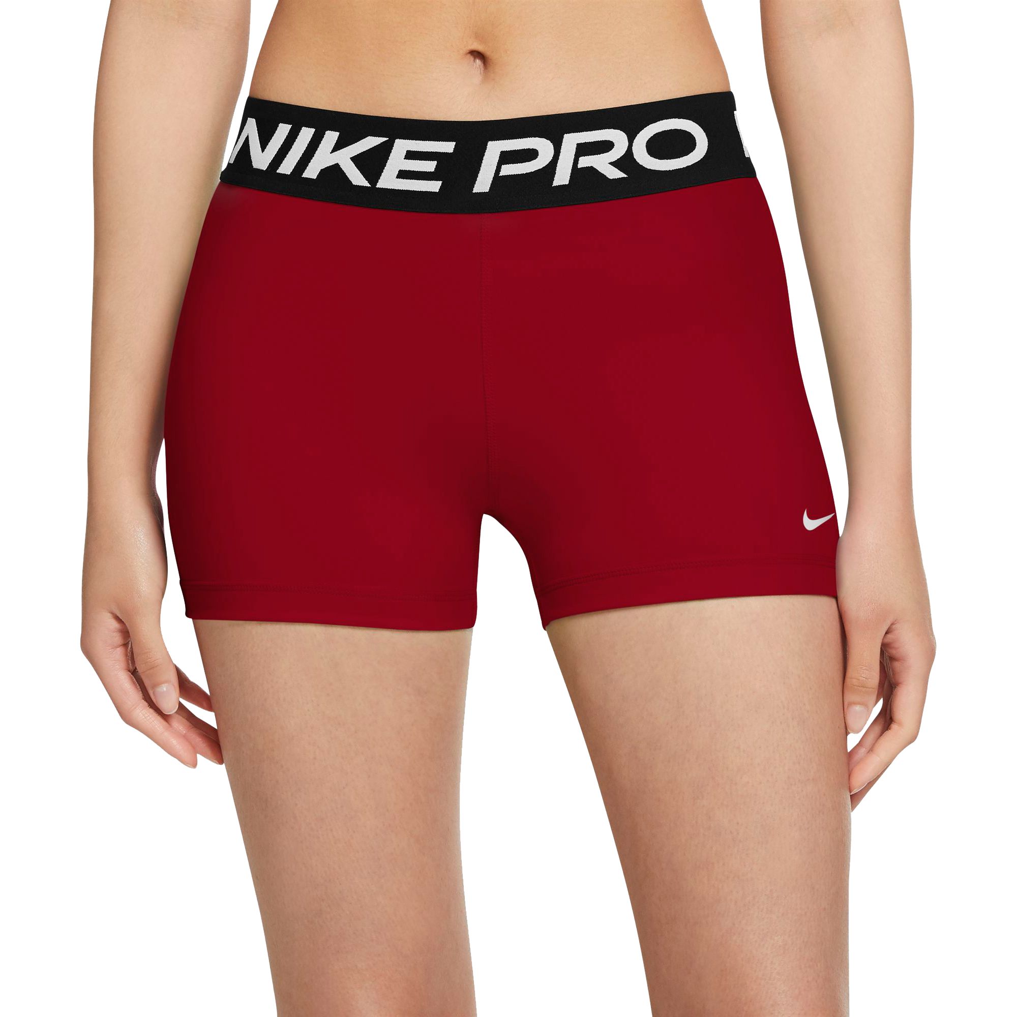 Over instelling Voorlopige naam Vertrappen Nike [S] Women's Pro 3'' Training Shorts, Gym Red/Black/White, Style:  CZ9857-687 – VALLEYSPORTING