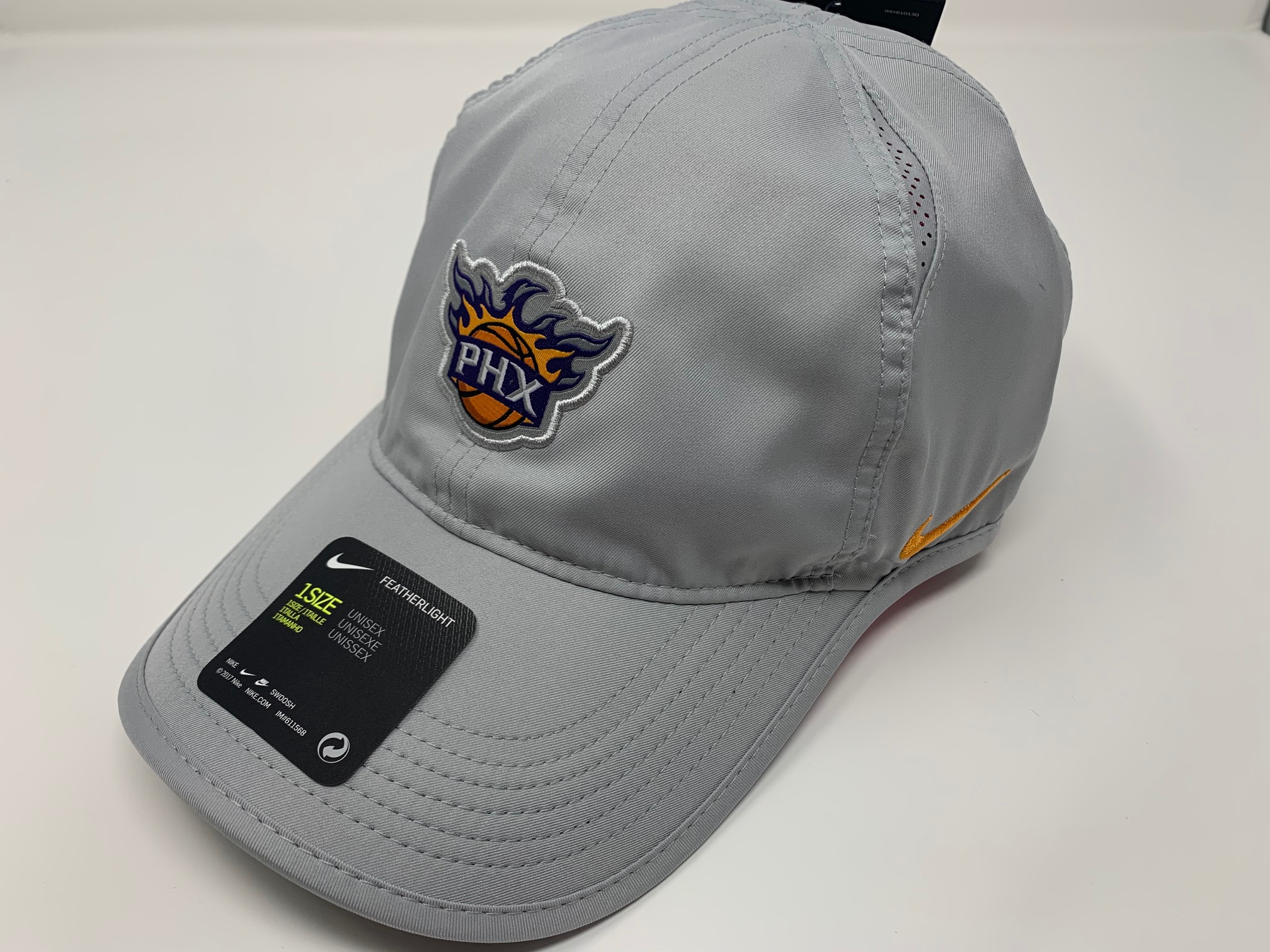 NIKE Adult Unisex PHOENIX SUNS NBA Featherlight Hat-Grey AA6105-007 ...