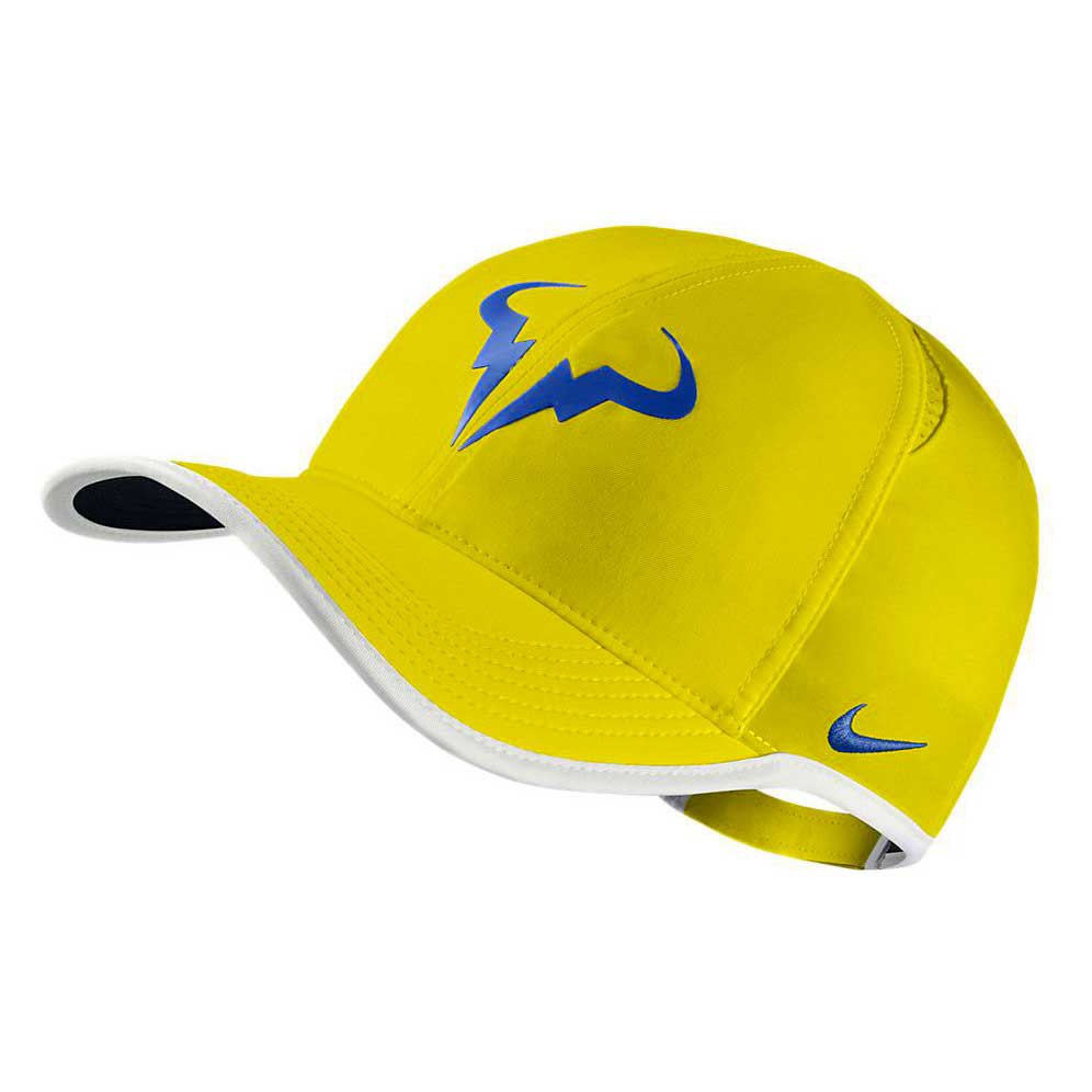 Sandy Pakket Kruiden NEW! Nike Adult Rafa Nadal Bull Featherlight Cap/Hat-Yellow/Blue/White  715146-741 – VALLEYSPORTING