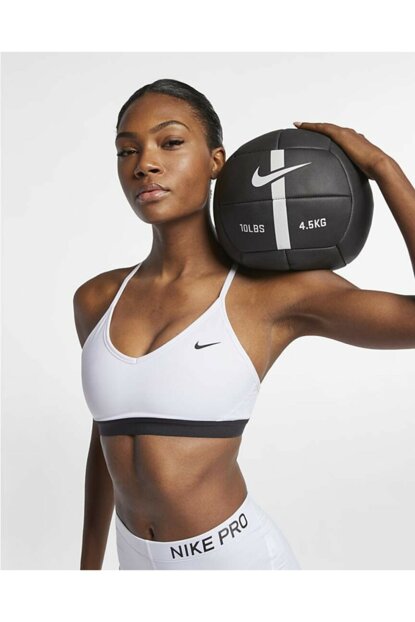 Nike Training Indy light support sports bra in white