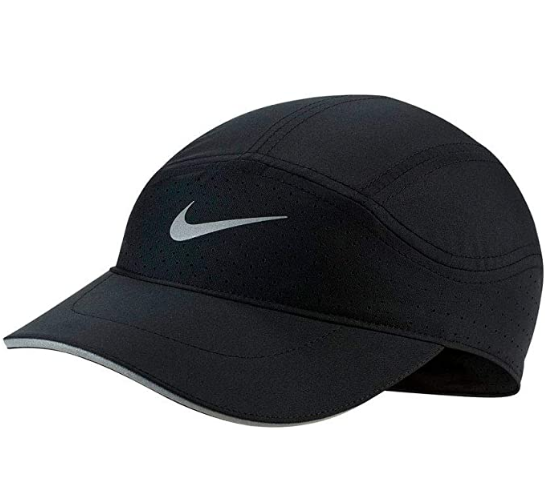 NIKE Adult Unisex Tailwind Aerobill Adjustable Running Hat, Black ...