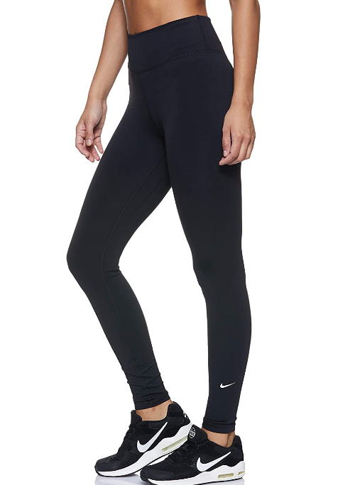 NEW Nike One Women's Mid-Rise Dri-Fit Tights - AJ8827-661 - Red - Small