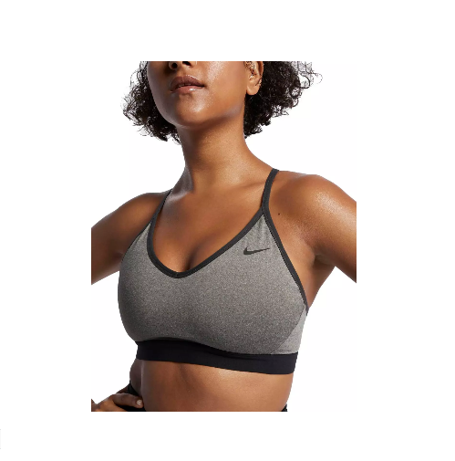 Nike [XL] Women's Indy Light Support Bra-Carbon Heather DD1675-091