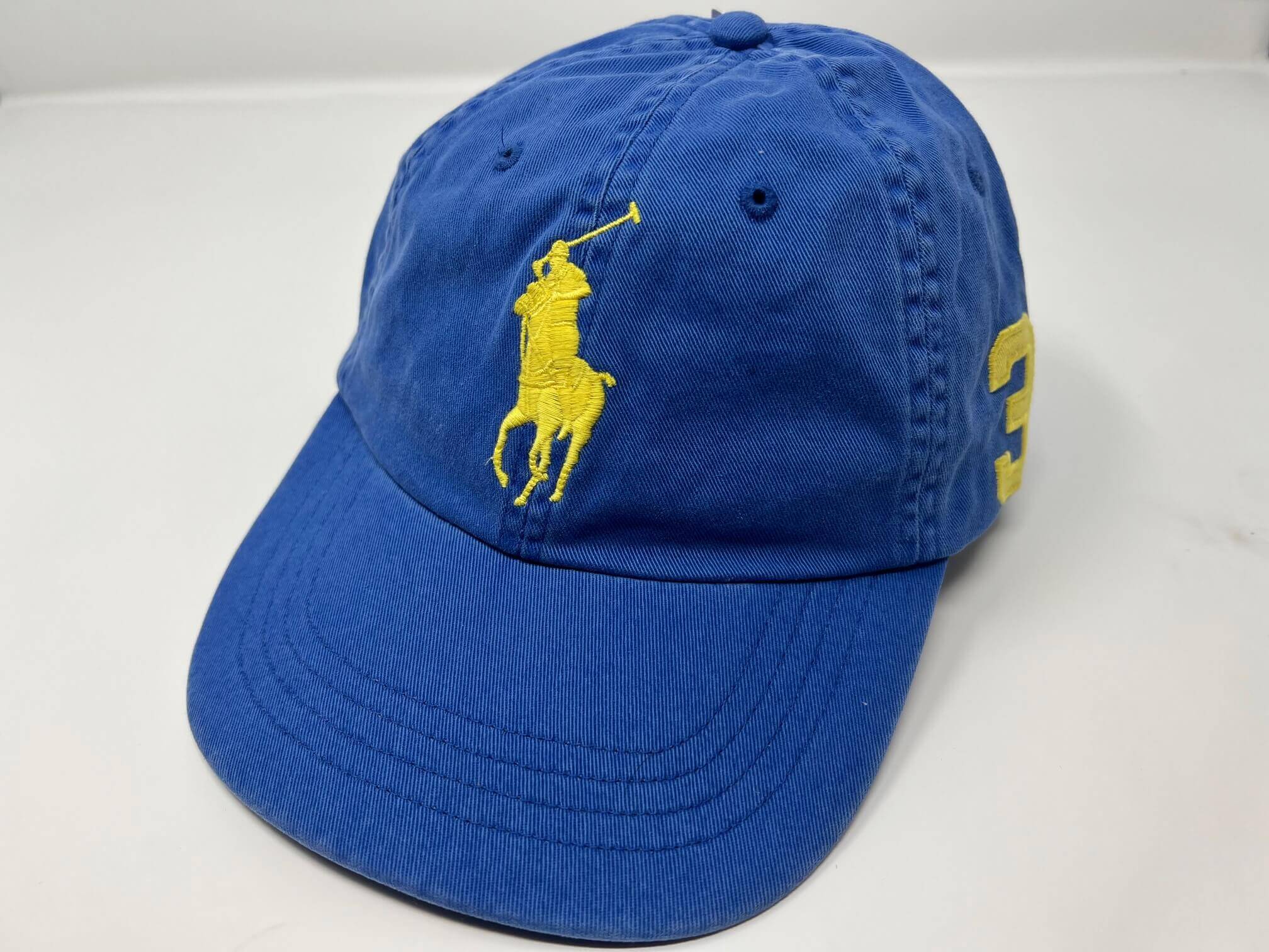 Ralph Lauren POLO Adult Unisex BIG PONY Sport Cap-Blue 