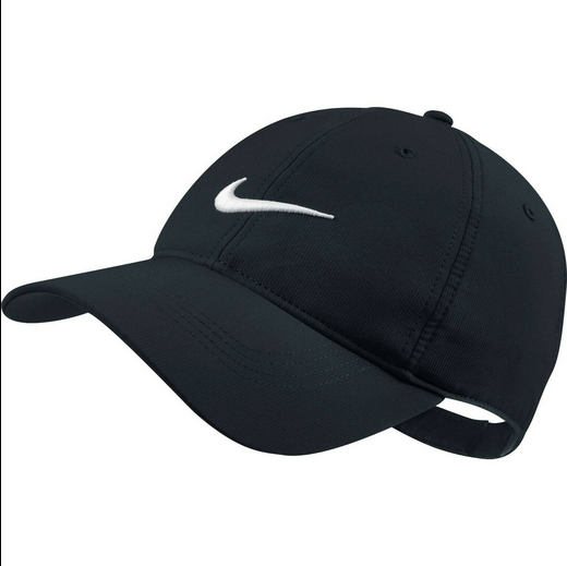 NIKE Adult Unisex Legacy 91 Golf Tech Swoosh Cap-Black/White 518015-010 ...