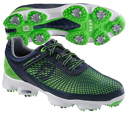 Navy - Green Footjoy Mens Golf Shoes