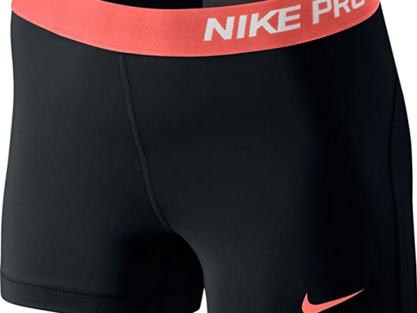 Nike Pro Compression Shorts Black, Neon Peach 589364-034