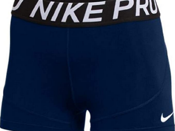 Nike Womens Pro 3 Training Shorts, Navy