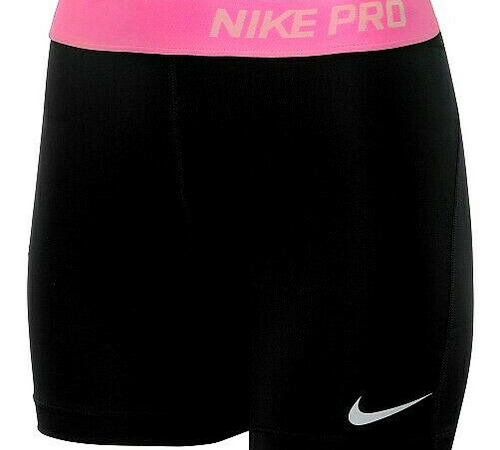 Nike Pro Women 7.0 Compression Shorts-Black, Pink 598487-012