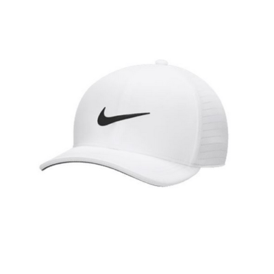 Unisex ADV Fitted Golf Cap White