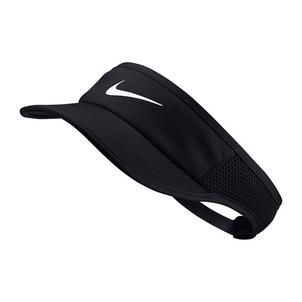 NIKE Women's Aerobill Featherlight Adjustable Golf/Tennis Visor-Black ...