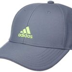 Grey Adidas Unisex Cap on White Background