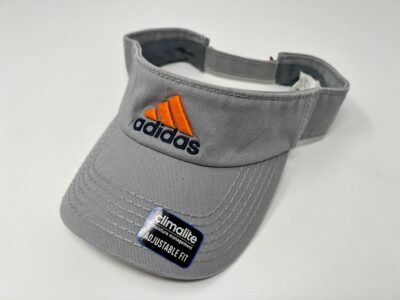 Grey color Adidas cap on white background