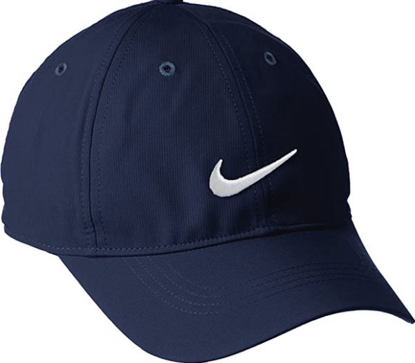 Navy Blue Nike Cap On display of the website