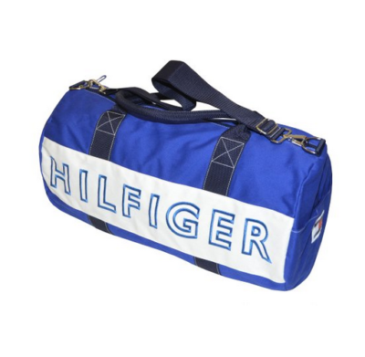 Tommy Hilfiger Duffle Bag On White Background