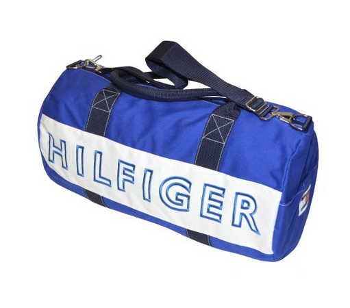 Tommy Hilfiger Duffle Bag On White Background