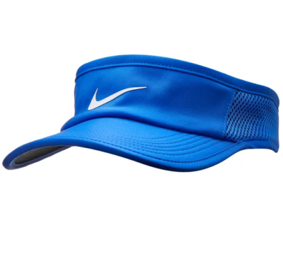 Blue Nike Tennis Cap on display of the website