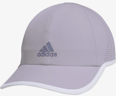 Gray Cap with Adidas logo on white background