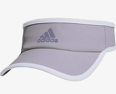 Adidas men aeroready super lite 2 visor cap in gray color