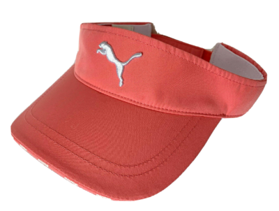 Puma women steffi dri fit adjustable visor in rose color