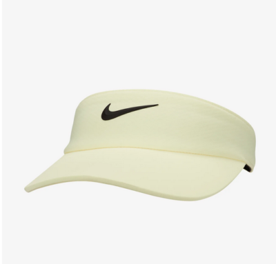Nike 2021 women wide bill golf visor cap in white color