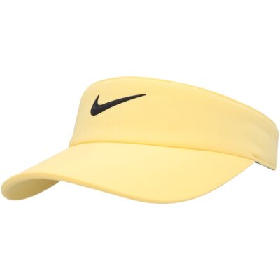 Nike 2021 women dri fit wide bill golf cap in yellow color