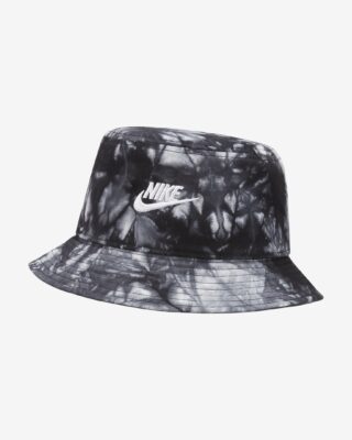 Nike boonie bucket hat adult unisex cap in gray white color