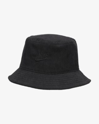 Nike boonie bucket hat adult unisex cap in black color