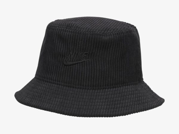 Nike boonie bucket hat adult unisex cap in black color