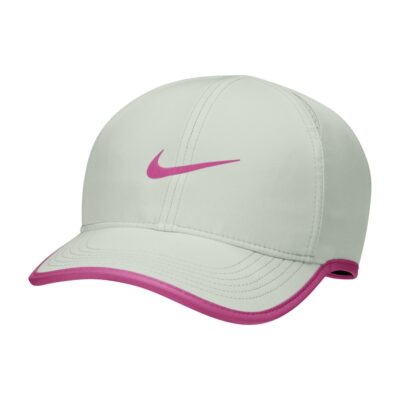 Nike youth dri fit featherlight cap in white color