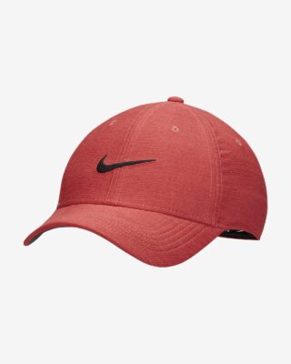 Nike adult club structure heather cap, on red color