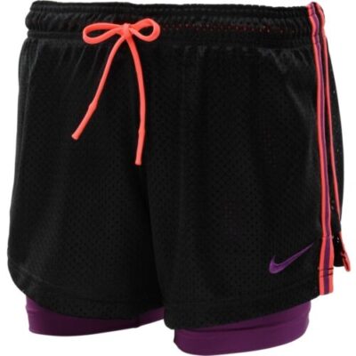 Nike pro women 4.0 dri fit double up shorts