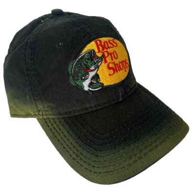 Black Bass Pro Shops cap with logo.