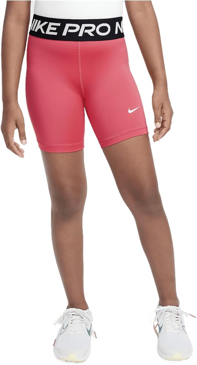 Person wearing red athletic shorts and sneakers.