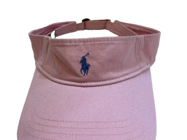 NEW! POLO Ralph Lauren YOUTH Size (8-20) Pink Visor Light Blue Pony